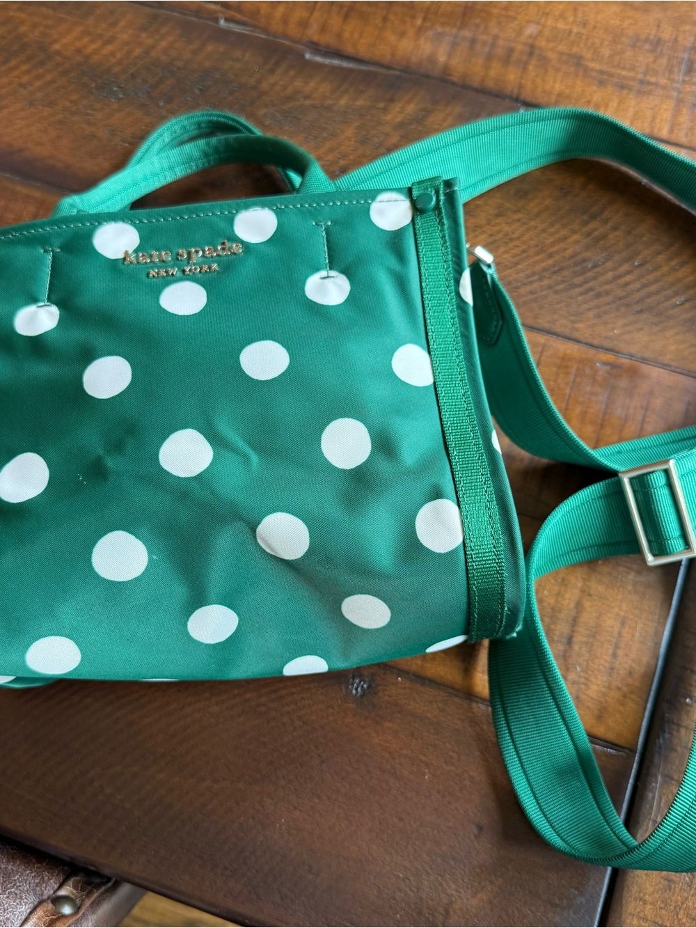 Kate Spade the little better Sam sunshine dot mini tote-New without tag!